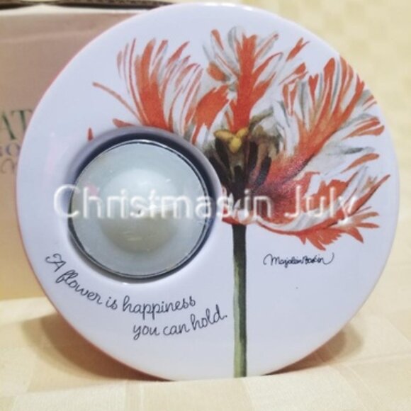Marjolein Bastin Nature's Journey Happiness Flower Candleholder Tealight - Picture 1 of 3